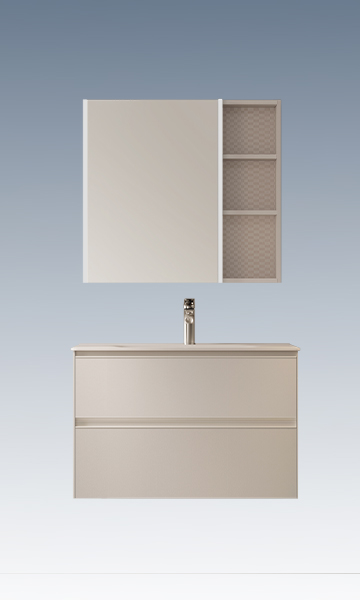 BC6550S-080H2 羽晶石款 生態(tài)實木浴室柜